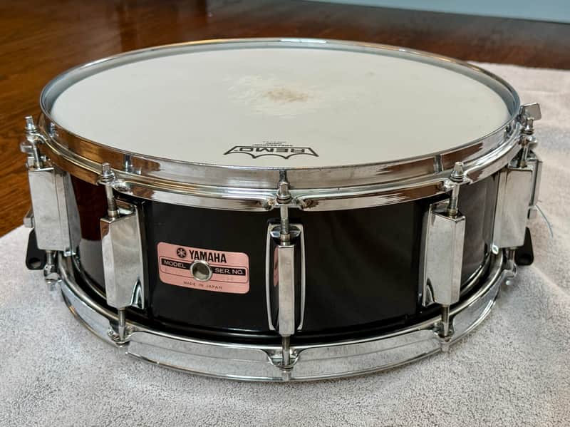 Yamaha Recording Custom Snare Drum // 5.5 x 14 inch - Black - Album Used image 1