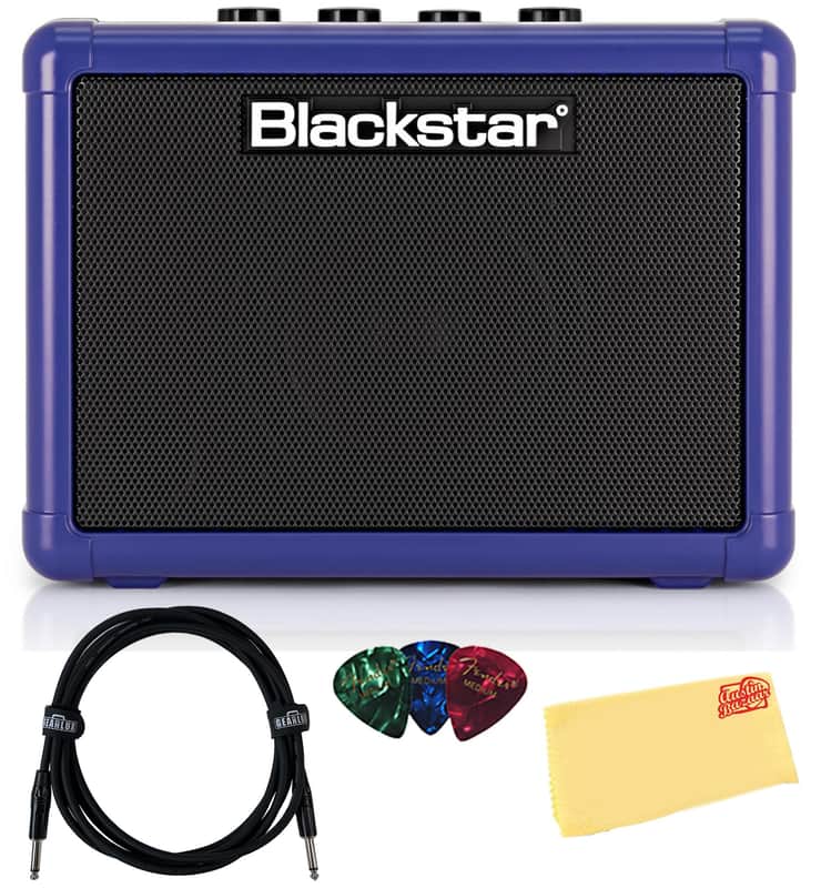 Blackstar Fly 3 Mini Guitar Amplifier - Royal Blue w/ Instrument Cable image 1