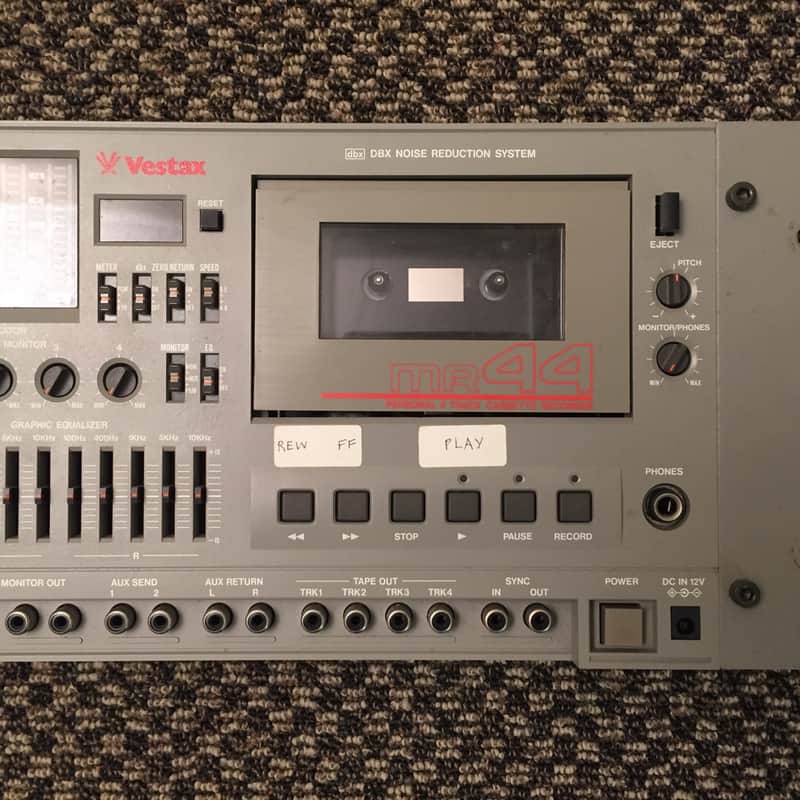 Vestax MR44 4-Track Cassette Recorder | Reverb
