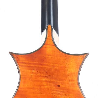 C.F. Marchal early Romantic guitar in shape of a coat of arms - outstanding sound and exceptional construction details - check video! image 7