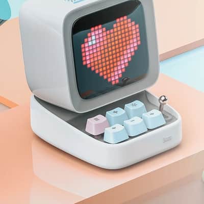 Smart Retro Portable Speaker Pixel-Art / Alarm Clock + Apps image 3