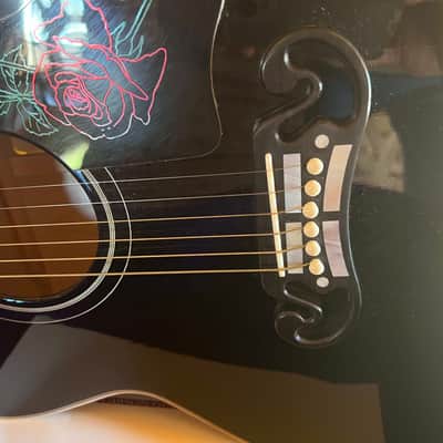 GIBSON J-200 BLACK ROSE MODEL CENTENNIAL 1994 REN FERGUSON image 10