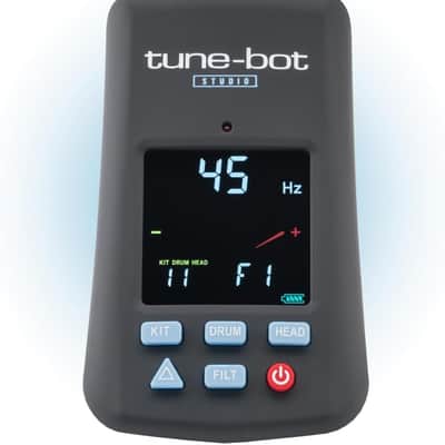 Tune Bot Studio Digital Drum Tuner Bundle with Liquid Audio Drum Dampening Pads and Instrument Polishing Cloth - TBS-001 Professional Clip On Drum Tuner for Acoustic Drum Kits image 3