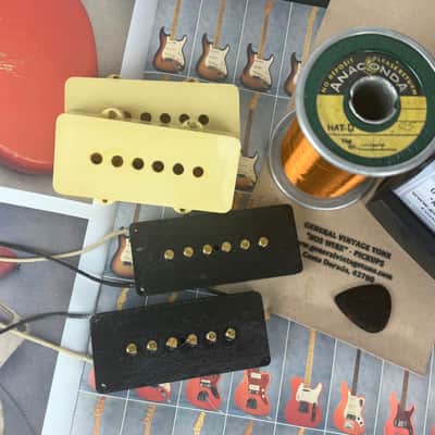 GVT®️ “ NOS Wire “ Handwound Pickup set for Jazzmaster ®️ “ Original 1955 Anaconda Heavy formvar magnet wire “ Semie Moseley . image 5