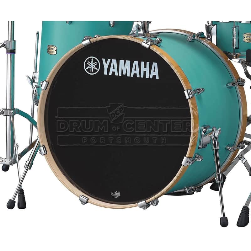 Yamaha Stage Custom Birch Bass Drum 20x17 Matte Surf Green image 1