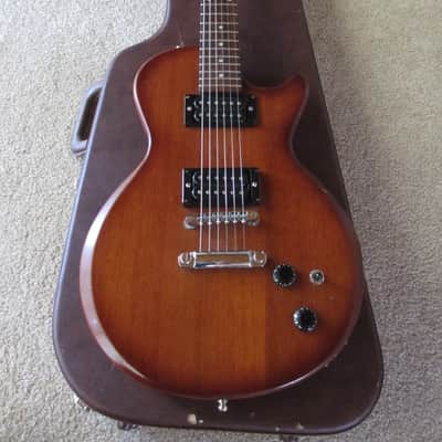 Vintage Hondo 732 Deluxe LP late 70's early 80's Natural Brown OHSC. image 1