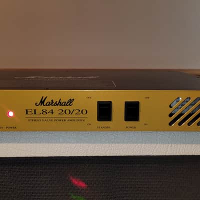 Marshall EL34 20/20 Dual Monoblock Rack Power amps - Gold image 3