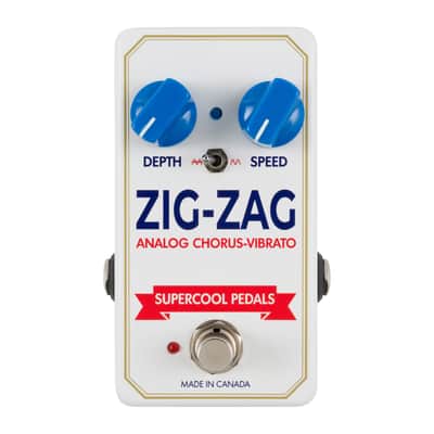 Supercool Pedals Zig-Zag Analog Chorus-Vibrato Pedal [USED] image 1
