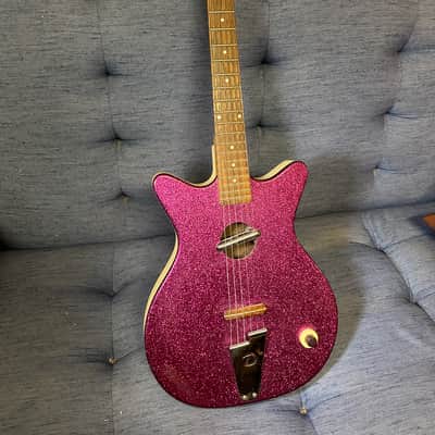 Danelectro Convertible 1990s - Magenta Sparkle image 15