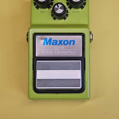 Maxon SD-9 Sonic Distortion 2010s - Neon Green image 1