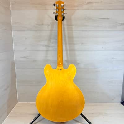 Jay Turser JT137DC Semi-Hollow Electric Guitar – Natural Finish – ES-Style Tone on a Budget image 11