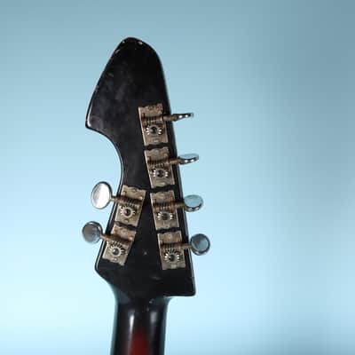 Teisco Del Rey ET-230 Sharkfin Electric Guitar Silvertone K2L Tobacco Burst image 10