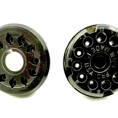 Amphenol 11-Pin Vintage Connectors for Hammond Organ / Leslie Speaker USA-Pair (Male & Female) image 3