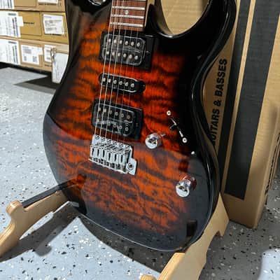 Ibanez Gio GRX70QA Electric Guitar - Sunburst image 3