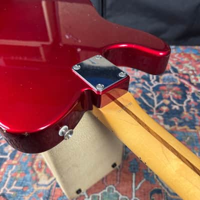 1994 Fender Toploader Fujigen Model TL43 Telecaster - Candy Apple Red image 13