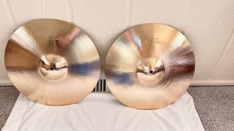 Vintage Paiste Formula 602 Pre-Serial Medium Hi-Hats (EXCELLECT CONDITION) image 1