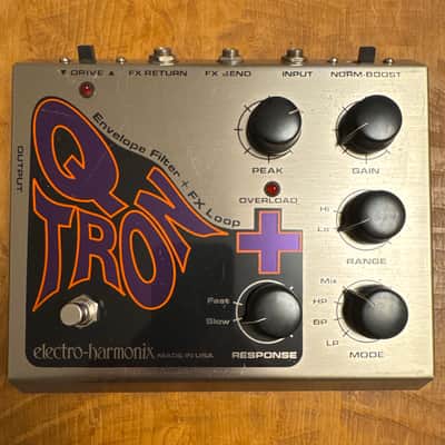 Wooden box Electro-Harmonix Q-Tron Plus Envelope Filter 2000s - Silver / Purple / Black image 2