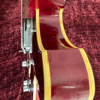 Yamaha SA-70 Short Scale Bass Guitar - Fretless - Semi Acoustic - Jumbo Hard Case - 1969 image 24