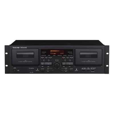 TASCAM 202 MK VII Dual Cassette Recorder with USB | Reverb