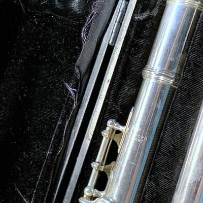 Vintage 'Project' 1970's DeFord (Emerson) Silver Plated 'Open Hole' Flute Outfit image 12