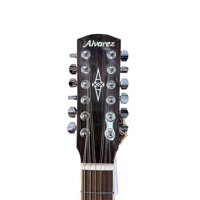 Alvarez AJ80CE12 Jumbo 12-String Electro-Acoustic Guitar - in Natural (Pre-Owned) image 5