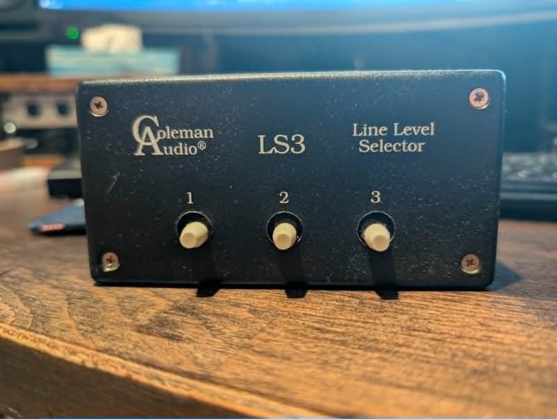 Coleman Audio LS3 Line Level Selector 2020 - Black image 1