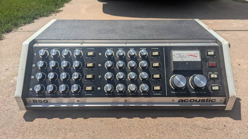 Acoustic 850 8 channel PA Mixer / Amp Mid-70s image 1