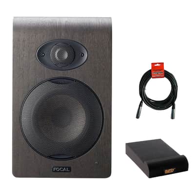 Focal Shape 50 5.0" Active 2-Way Studio Monitor (Single) with Small Isolation Pads & XLR-XLR Cable Bundle image 1