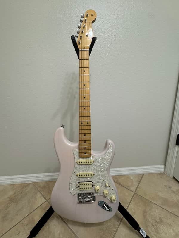 Fender Partscaster S-Style - Transparent Shell Pink (Fender Strat) image 1