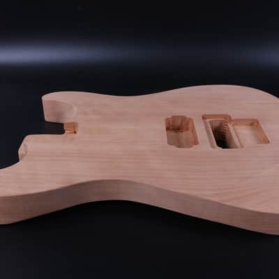 Guitar Body Mahogany Wood Unfinished DIY Electric Guitar Wood Project image 4