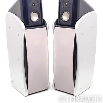 Revel Ultima Studio Floorstanding Speakers; Studio1; Silver & Blue Pair image 1