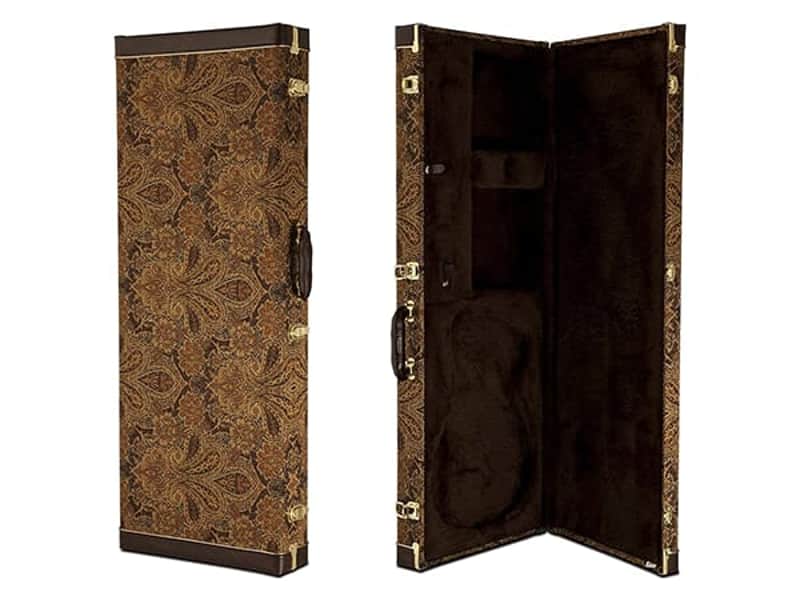 PRS Multi-Fit Hard Guitar Case - Brown Paisley / Brown Interior, #101746::004: image 1