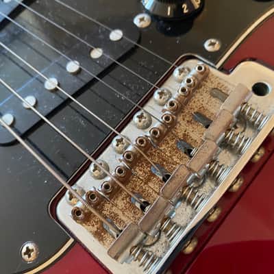Fender Japanese Aerodyne Stratocaster 2006 Old Candy Apple Red CIJ w/ Docs image 10