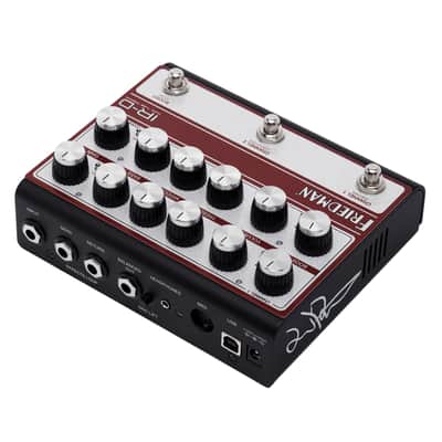 Friedman IR-D Dual Tube Preamp Signed Limited Reverb Exclusive - Black / Silver / Red image 3