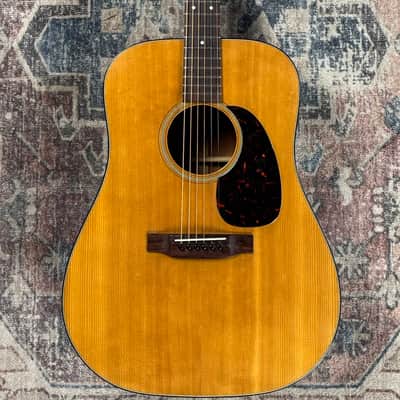 1966 Martin D18 Natural Vintage Spruce / Mahogany Acoustic Guitar W/ Case! Absolute Canon!! image 7