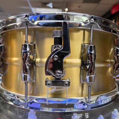 Yamaha Recording Custom 6.5x14" Snare Drum - Brass image 3