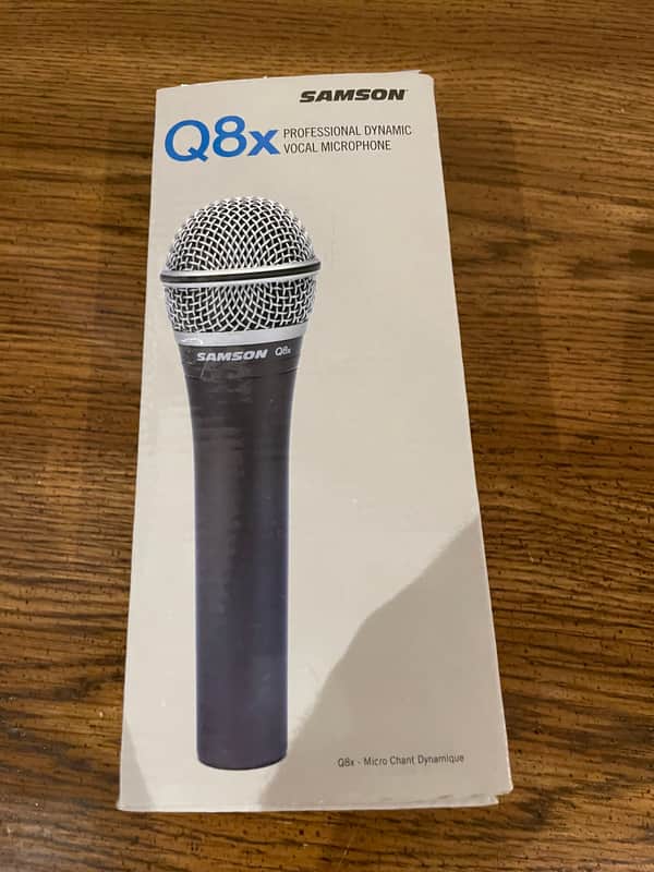 Samson Q8x Supercardioid Dynamic Microphone 2022 - Present - Black image 1