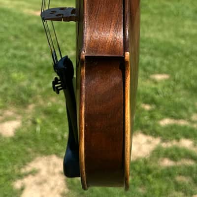 Black Walnut! Brad ROBINSON 5-String Violin 4/4 Bluegrass Dream Fiddle *PowerHouse Monster! image 12