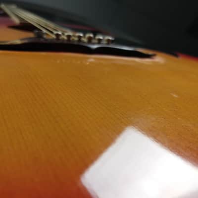 Global Dove 1970's Sunburst Acoustic Dreadnought w/ Chipboard Case image 6