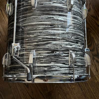 Ludwig Oyster Black Pearl 16x16" Floor Tom 1963-4 image 6