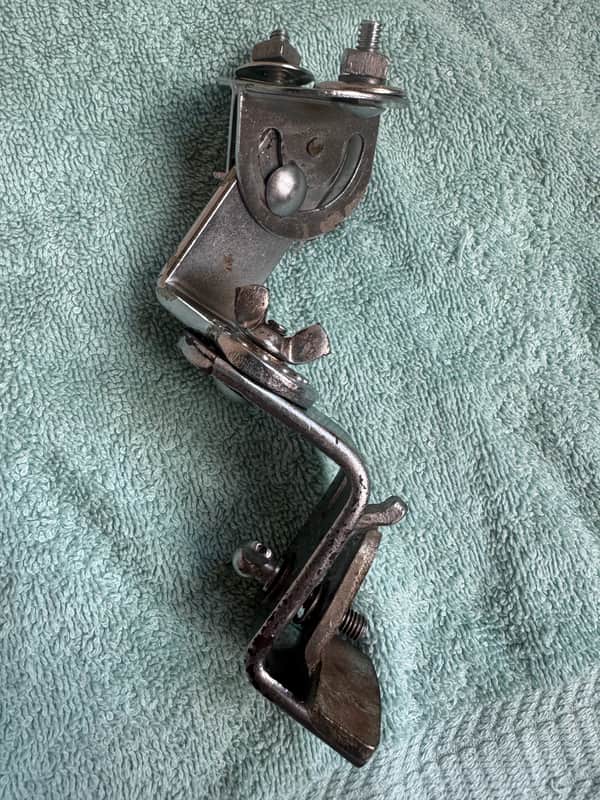 Slingerland Vintage Radio King Rack Tom Drum Arm Mount Part 50s - Chrome image 1