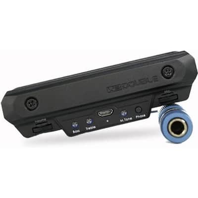 Double XO Soundhole Dual Magnetic Coil and Microphone Acoustic Guitar Pickup image 1