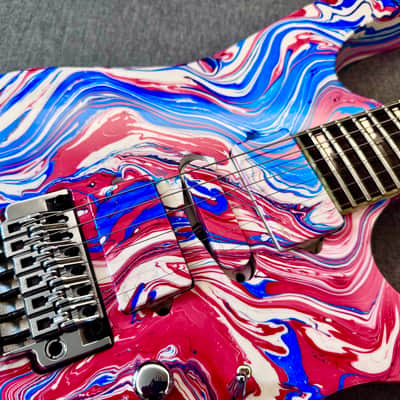 Ibanez RG1570 MOD DNA Multi Color Swirl Paint Jem image 10