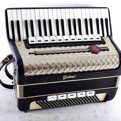 Rare Old/Vintage/Antique, German Made Piano Accordion Weltmeister - 120 bass, 16 registers (11+5) - Golden Era - Youtube VIDEO image 3