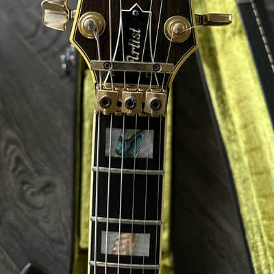 1986 Ibanez Artist AR350 PLT Super Edition Pearl White Floyd Rose image 3