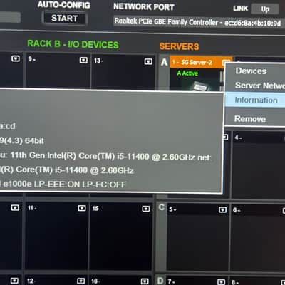 Waves eMotion LV1 Clone with 3x DG-IOX input/outputs  and 2x24" touch control screens image 4