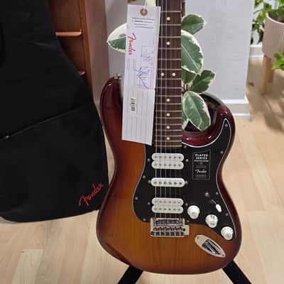 Fender Player Series Stratocaster HSH BRAND NEW Tobacco Burst Sunburst Pro Strat Limited Edition Discontinued NOS Electric Guitar image 13