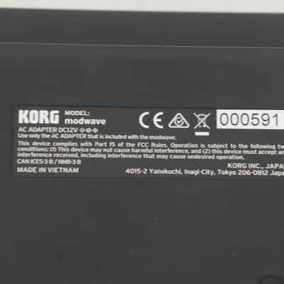 [SALE Ends June 25] KORG modwave Wavetable Synthesizer Keyborad MINT w/ 100-240V PSU imagen 11