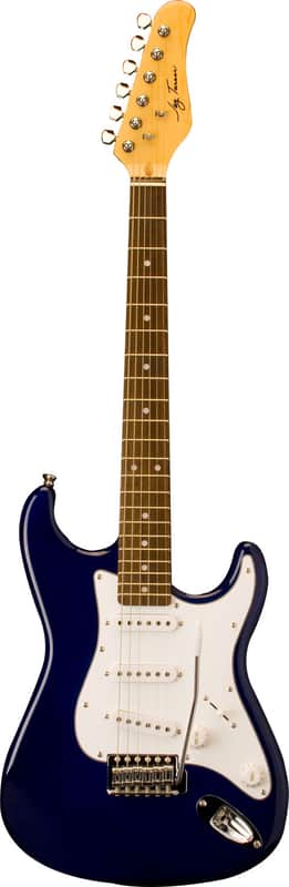 Jay Turser JT-30-TBL 30 Series 3/4 Size Double Cutaway Maple Neck Wood 6-String Electric Guitar image 1