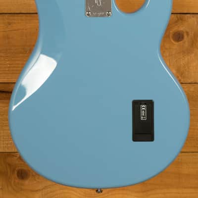 Sterling RAY4LH SUB Series StingRay Bass - Chopper Blue - Left-Handed image 4
